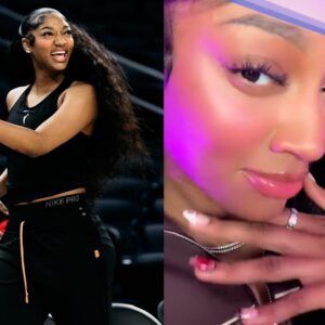 Angel Reese SHOCKS with her NEW LOOK, leaving fans unable to take their eyes off the Unrivaled game.