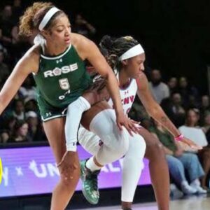 Angel Reese ‘writhes on the floor’ during a game as her teammates can’t believe it
