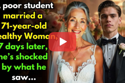 Struggling Student Marries 71-Year-Old Millionaire—Days Later, He Discovers the Unthinkable.(+Video)