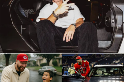 A Child Selling Candy to Buy His Mom’s Medicine Gets an Unexpected Visit from Travis Kelce—And What Followed Stunned Everyone