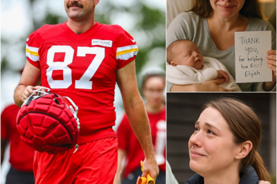 Pregnant Woman Only Asked for Leftover Food—Then Travis Kelce Walked Her Home. What He Saw Changed Everything