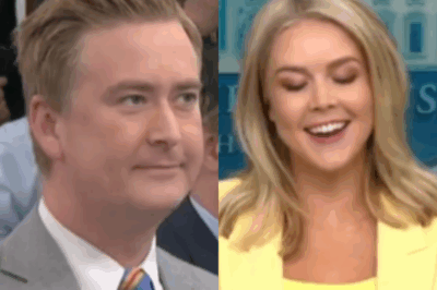 JUST HAPPENED: Fox News Reporter Corners Karoline Leavitt with a Taylor Swift Question—Her Calm, Unexpected Response Left the Room Frozen. While cameras rolled and the topic turned personal, Karoline didn’t flinch. She didn’t laugh it off. She didn’t take the bait. With one sharp reply, she shut it down—without raising her voice. Now even Swift’s fans are debating what she meant… and why it hit harder than anyone expected.
