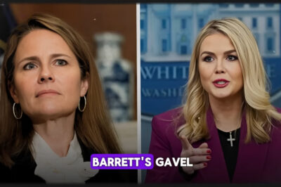 Unbelievable! She’s not just stunning—she’s a LEGAL GENIUS!” THIS JUST HAPPENED: Amy Coney Barrett TRIED TO SILENCE Karoline Leavitt – But Leavitt’s BRILLIANT Constitutional Clapback Just CHANGED THE GAME!  What started as a potential contempt charge just turned into ONE OF THE MOST POWERFUL FIRST AMENDMENT MOMENTS in modern political history. This isn’t just politics anymore. This is history being rewritten—by a woman who refused to back down.