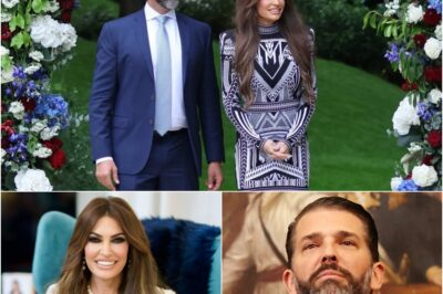Kimberly Guilfoyle teases potential new romance as she shows Don Jr what he’s missing with a daring revenge dress