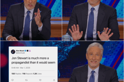 Jon Stewart says Elon Musk ‘ghosted him’ after he issued the billionaire a challenge