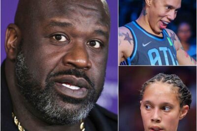 NO MERCY: Shaquille O’Neal breaks his silence on Brittney Griner with just 8 WORDS — One sentence ends all debate! Live on air — Shaq dropped a “broadcast bomb” about Brittney Griner. Not worthy of representing America. What he said wasn’t in the script. The entire studio froze. ESPN went silent. Social media exploded. Everything went beyond imagination.