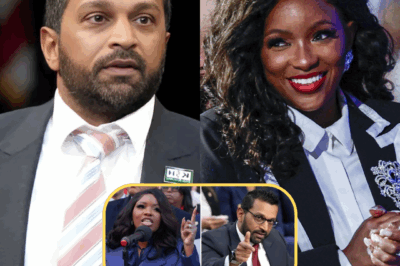 THE STARE THAT BROKE THE ROOM: Jasmine Crockett’s Joke, Kash Patel’s Silence, and a Father’s Gaze That Changed Everything