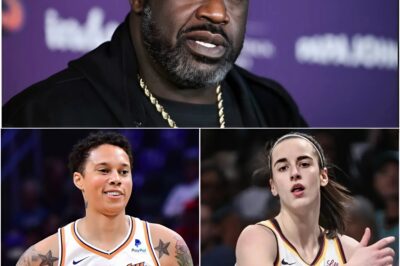 HOT NEWS: Brittney Griner allegedly called Caitlin Clark a “trash, f*cking white girl” — and she quickly paid a heavy price. Most recently, Shaquille O’Neal spoke out, sending her a 5-word message that left Griner embarrassed — and fans absolutely thrilled, as his words go viral across social media and WNBA fan circles…