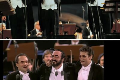 In one of the most iconic moments in classical crossover history, Luciano Pavarotti, Plácido Domingo, and José Carreras—The Three Tenors—delivered an electrifying rendition of Cielito Lindo during their legendary 1990 concert. Held at the ancient Baths of Caracalla in Rome, this historic event wasn’t just a performance—it was a cultural phenomenon that introduced millions to the breathtaking power of opera
