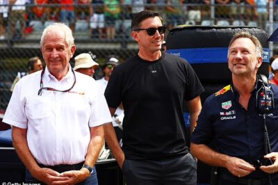 Revealed: ‘Difficult’ Christian Horner’s ‘heated argument’ with Max Verstappen’s dad, days before Red Bull sacking, as key document suggests the real reason behind Geri Halliwell’s husband’s axeing