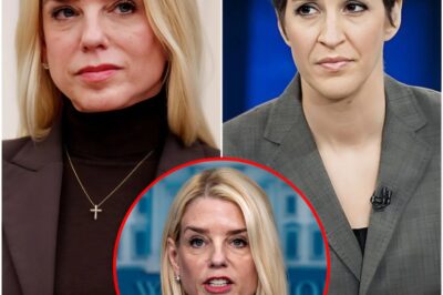 LIVE ON AIR: Pam Bondi Came to Flip the Studio Upside Down — She Walked Into MSNBC Wearing a Confident Smile, Planning to ‘Cold-Shut Down’ Rachel Maddow — Two Minutes Later, She Couldn’t Even Look Into the Camera.