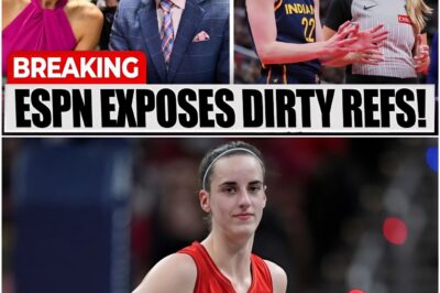 BREAKING: ESPN Host Shocks WNBA by Calling Out Referees Live on Air — And the Moment Caitlin Clark Was Mentioned, Everything Changed