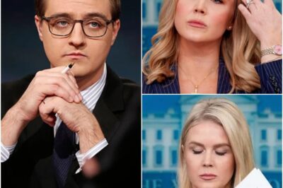 “THEN START WITH YOUR OWN. WE’LL WAIT.” — Karoline Leavitt tried to “handle” Chris Hayes live on air with just one sentence — but she didn’t expect his “completely unprepared” reply would hand her a bitter ending right on the spot.