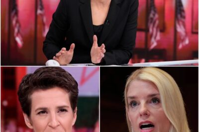 “YOU HAD THE NAMES. YOU HAD THE CHANCE. AND YOU LET THEM ALL WALK.” — MADDOW FREEZES THE STUDIO AND LEAVES PAM BONDI EXPOSED ON LIVE TV