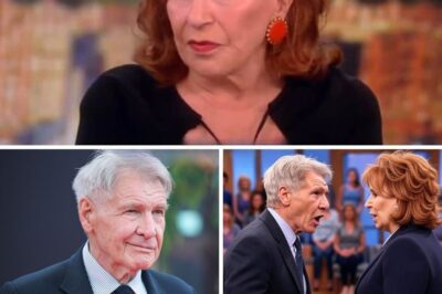 “Harrison Ford Kicked Off The View After Heated Clash with Joy Behar — ‘You’re Out of Line,’ Ford Snaps Back!”