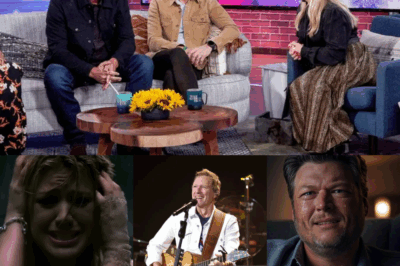 Blake Shelton wiped his eyes. But when Kelly Clarkson leaned over and buried her face in her hands — the entire theater froze. No one saw it coming. It was supposed to be just another night. Just another performance. But when Craig Morgan stepped into the spotlight, alone, everything changed. No screens. No dancers. Just one man. And then came the first words of “The Father, My Son, And The Holy Ghost.” The room didn’t fall silent — it held its breath. Line by line, his grief poured out like a prayer. A father’s prayer. Blake couldn’t look up. Kelly reached for his hand. Her own shoulders shook. And when Craig looked to the sky as he sang the final line — the room cracked wide open. Not a dry eye. Not a single word. Just thunderous, trembling applause. Because that night, we didn’t just hear a song. We witnessed a man turn loss into light — and give it away.