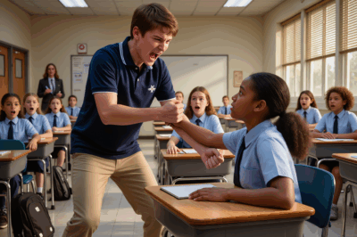 Bully Tries to Drag New Black Student Out of The Class, What She Did Next Shocked Everyone