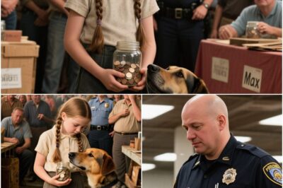 A Child Walked into a Police Dog Auction Alone—What She Said Left the Room in Tears