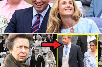 Whispers turned into shockwaves when news broke that Princess Anne had personally blocked Harry and Meghan from Peter Phillips’ highly anticipated wedding guest list.