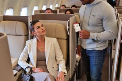 She Pulled The Man Out Of His Seat, Frowning: “This Seat Isn’t For You.” The Flight Attendants Immediately Believed Her, Ignoring His Ticket. But When He Took Out His Phone