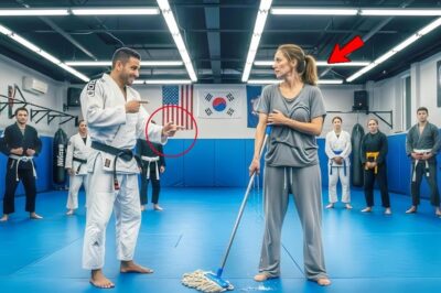 Black Belt Asked a Cleaning Lady to Fight as a Joke — What Happened Next Silenced the Whole Gym