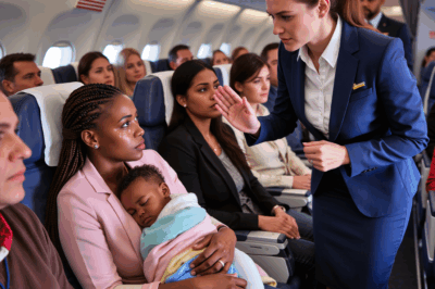 EXCLUSIVE: “A Flight Attendant Humiliated a Young Mother Holding Her Baby — Then a Voice Came Over the Loudspeaker That Made the Entire Plane Go Silent.”