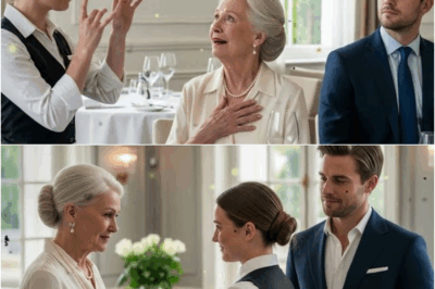 Shy Waitress Signed to Billionaire’s Deaf Mother — His Reaction Left Everyone in Tears