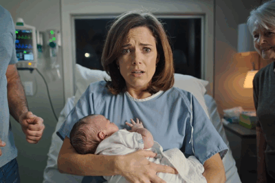 I woke to fluorescent lights, a crowd of faces — and my newborn coated in dark craft paint in my mother-in-law’s arms.