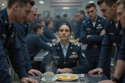 Four recruits surrounded her in the mess hall — 45 seconds later, one was on the floor, two were speechless, and the last finally asked, “Who are you?” She just smirked.