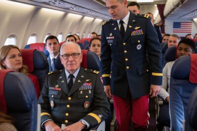 The airline took his first-class seat — and the Silver Star veteran was quietly sent to economy. What happened next made the entire airport fall silent…