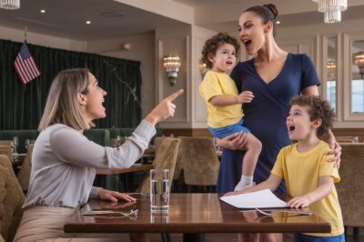 At the restaurant, while the whole family ordered whatever they wanted, my…