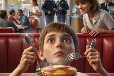 A WAITRESS SLID A PLATE OF PANCAKES TO A HUNGRY BOY — AND WHAT HAPPENED NEXT BROUGHT AN ENTIRE TOWN TO ITS KNEES.