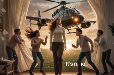 At the Family Reunion They Called Me Poor — Then My Helicopter Landed…everyone was shocked