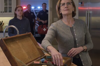 My daughter put a brown paper package in my sewing box—then called the police. I smiled, moved the “evidence,” and waited for the doorbell.