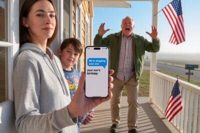 Mom texted, “we’re skipping your son’s birthday — trying to save money.” i said, “i understand.” the next day, i saw their livestream: giant party, gifts everywhere — for my sister’s kids. my boy said softly, “guess they forgot me again.” i just cut them off from payment. by 9:00 a.m., dad was on my porch, yelling… like i owed him a heartbeat.