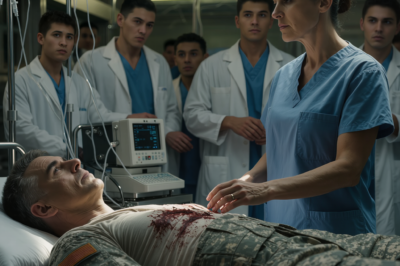 La llamaban “la abuela” y apostaron 10,000 pesos a que no sobreviviría ni una semana en el hospital militar más prestigioso de México… hasta que un comandante del GAFE llegó desangrándose y la enfermera que todos humillaban miró al cirujano de élite y dijo: “Está tratando de intubar un pulmón colapsado. Lo va a matar en 30 segundos”… y el silencio que siguió cambió todo.