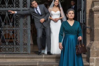 Cuando llegué a la boda de mi hijo, él me esperaba en la puerta y me dijo: “Yo no te invité, mamá. Toda la familia decidió que ya no formas parte de nosotros. Por favor, vete de aquí.” Yo sonreí y respondí con calma: “Está bien, hijo… pero no olvides revisar tu teléfono.” Me fui. Cuando él miró el teléfono…