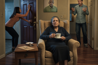 El grito descontrolado de mi nuera despertó a todo el edificio a las cuatro de la mañana – había descubierto que cambié las cerraduras de mi departamento. “¿Cómo te atreves? ¿Quién te dio permiso?” gritó mi hijo, en silencio, le entregué un sobre. Cuando lo abrió, él…