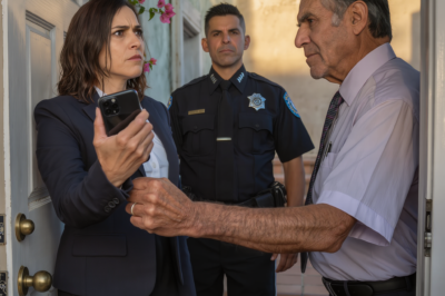 Estaba en el trabajo cuando recibí la llamada: “mamá… mi suegro me pegó porque la comida quedó salada… mi marido lo vio todo y no dijo nada…” mi sangre se heló. 20 minutos después, toqué a su puerta. Cuando el suegro de ella abrió la puerta y vio lo que traje conmigo…