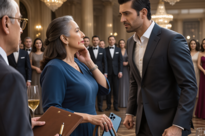 Mi hijo me dio tres bofetadas justo frente a 300 invitados y gritó: “haprende a aceptarlo, ¡idiota!” Sonreí, aunque por dentro sentía una profunda humillación. Saqué el teléfono de mi bolso, hice una llamada y dije cinco palabras. Cinco minutos después, todos vieron… lo mantuve en: secreto durante 777 días.