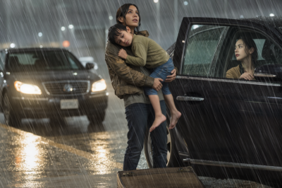 Mi esposo había estado ausente durante 3 años y su familia me echó. Estaba en la estación de autobuses con mi hijo cuando su hermana se detuvo en un auto de lujo y dijo: “Sube. Necesito decirte algo importante”.