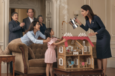 Mi hija de 2 años intentó agarrar el juguete de su prima, y mi cuñada le lanzó café hirviendo en la cara. Mis suegros me gritaron: “¡Toma a esa niña y lárgate de nuestra casa!” Llamé a mi padre: “Mañana rompemos todo vínculo con ellos.”