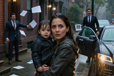 Mi marido me lanzó los resultados de la prueba de adn a la cara, gritando que nuestra hija no era suya. Luego, en una noche lluviosa, nos echó a mi hija y a mí de la casa. Pero, para mi sorpresa, apareció un hombre…