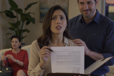 Mi esposo me pidió que firmara unos papeles “sin importancia” antes de salir a cenar con su madre…