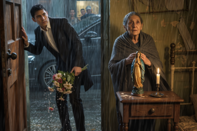 Su propio hijo la dejó sola en la pobreza… pero un hombre y un lujoso auto aparecieron en su puerta