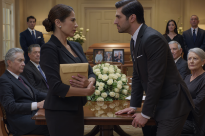 Mi hermano sonrió en el funeral de nuestro padre: “Ahora la empresa es mía. Tú eres solo una mujer, no entiendes de negocios.” No respondí. Solo sonreí. Al día siguiente, cuando llegaron a la sede de la empresa… había 50 empleados esperándome. Y un documento que papá… firmó 2 días antes de fallecer.