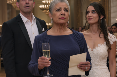 Me desperté calva el día de la boda de mi hijo. Mi nuera dejó una nota: “Ahora tienes el look que te queda, vieja ridícula.” Gracias a Dios lo hizo justo el día en que iba a transferir 120 millones de la herencia para ellos. En el momento del brindis, revelé que…