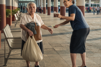Después de vender mi casa para ayudar a mi hija, ella me dejó en un banco de una plaza con una bolsa de ropa: “Mamá, vete a vivir con la tía Chonita… Aquí ya no hay espacio para ti.” Me puso 50 pesos en la mano y se fue. Pero ella no sabía que yo había guardado un secreto… Durante 12 años…