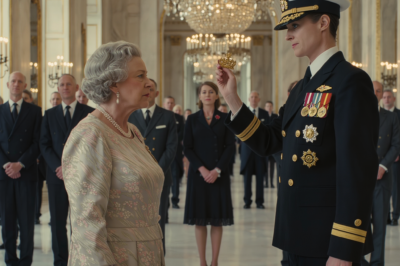 At Buckingham Palace, the Queen froze when she saw the old ring on my hand and asked, “Who gave you this?” — I told her it belonged to my father, a quiet North Carolina boat mechanic, but the look on her face told me the man I had just buried was never who I thought he was, and before the music started again, I was being led out of the ballroom to hear the truth.