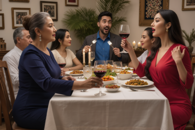 En plena cena, mi nuera levantó su copa y sonrió: “¿Qué se siente ser una perdedora completa a tu edad?” Nadie en la mesa sabía que la casa donde ella presumía vivir como si fuera suya estaba a mi nombre… y que ese insulto sería el último antes de que una verdad mucho más oscura, escondida entre registros y mensajes, le mostrara a mi hijo con quién se había casado realmente.